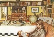 The Reading Room Carl Larsson